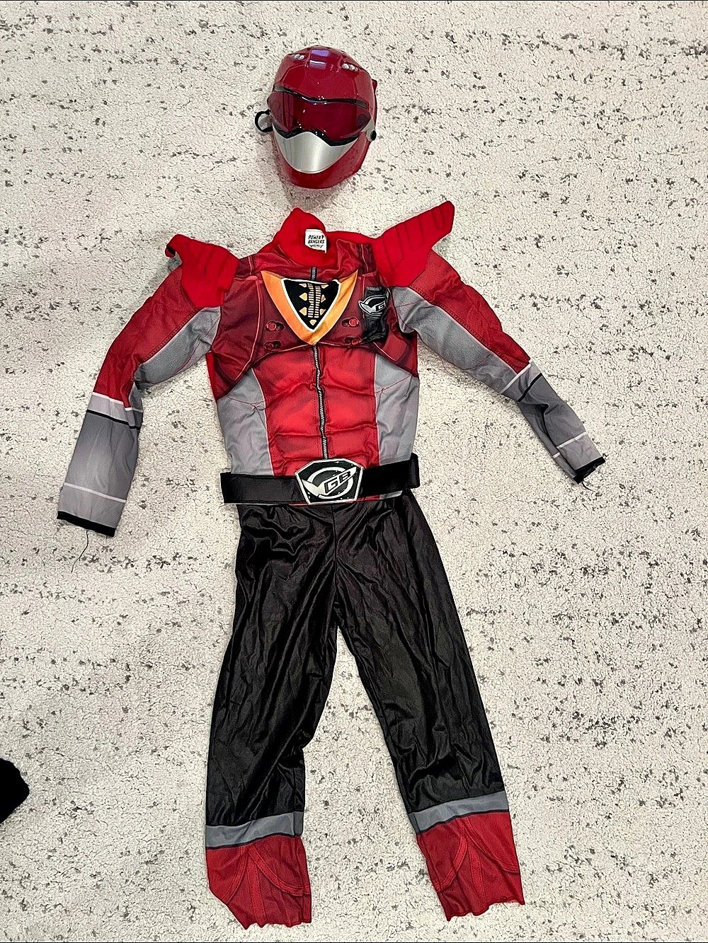 Power Rangers Beast Morphers Red Ranger Costume size Small (4-6)